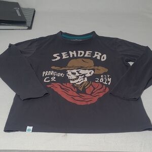 Men's Charcoal Sendero Provisons Co. Graphic Shirt- L